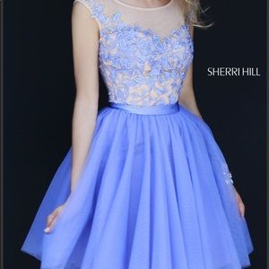 Floral Lace Sherri Hill Dress 11171